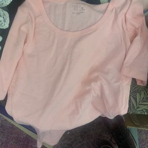 3/4 sleeve t peach color or coral